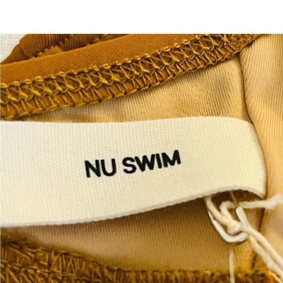 NU Swim Stas Top in Miso NWT XL $113 - Picture 7 of 7